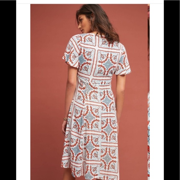 SALE New Anthropologie Praslin Printed dress sz 2 - Picture 2 of 8